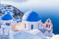 Greece santorini oia luxurious aegean blue sea Royalty Free Stock Photo